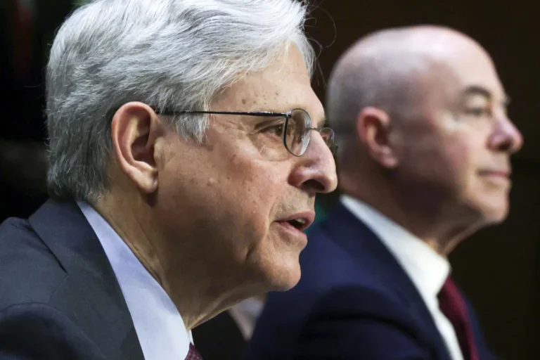 Attorney General Merrick Garland & United States Secretary of Homeland Security Alejandro Mayorkas